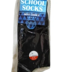 Kaos Kaki School Socks Hitam YY 19-20