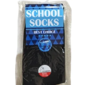 Kaos Kaki School Socks YY Hitam 17-18