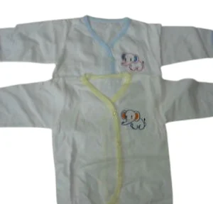 Baju baby Panjang putih Katun