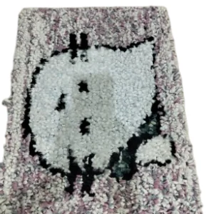 Keset kaki Bergambar