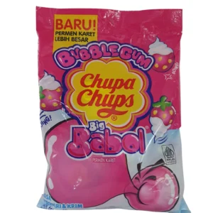 Big Babol Rasa Krim Stroberi PAK 132gr