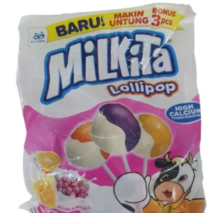Milkita Milk Lollipop Permen Susu 360gr