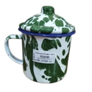 mug enemal 8 batik + tutup