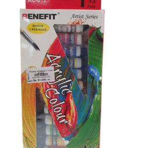 Benefit Pensil Warna Panjang 12 Colours +1kuas AC-612