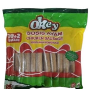 Okey long chicken sausage 1000gr 10 pckrtn