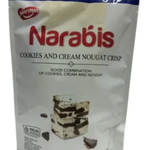 Narabis Cookies And Cream Nougat Crisp 90gr 24pakkrt