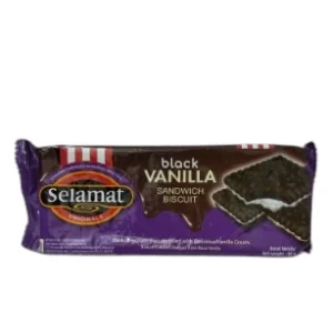 Selamat Biscuit 88g Black Vanilla 24pckrt