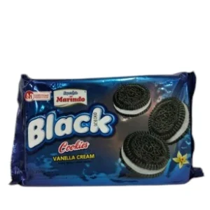 Marindo Biskuit Black Cookies 260g Vanilla Cream  (1)