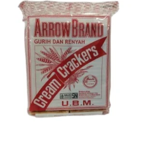 UBM Arrow Brand 350g Cream Crackers No Sugar 24pckarton 007478