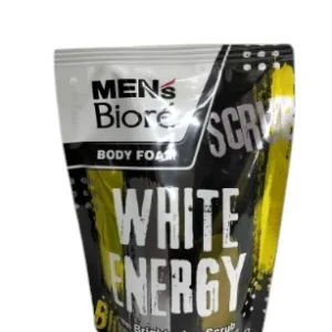 Mens Biore Body Foam 250ml Pouch Energy White 002868