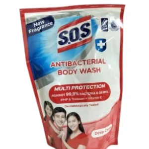 SOS Body Wash Anti Bacterial 350ml Deep Clean