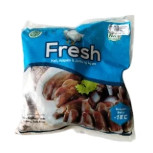 Fresh Hati Jantung Ampela Ayam 500gr 25pcskrt