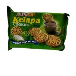 Biskitop Cookies 300gr Kelapa 12pckrt